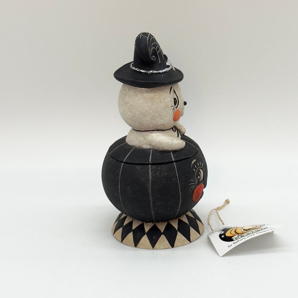 Bethany Lowe Johanna Parker Incognito Gus & Tito Ghost Halloween Container NEW - Picture 11 of 11
